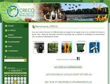 Tablet Screenshot of crecq.qc.ca